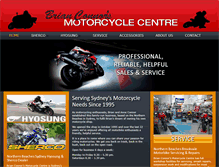 Tablet Screenshot of brianconnormotorcycles.com.au